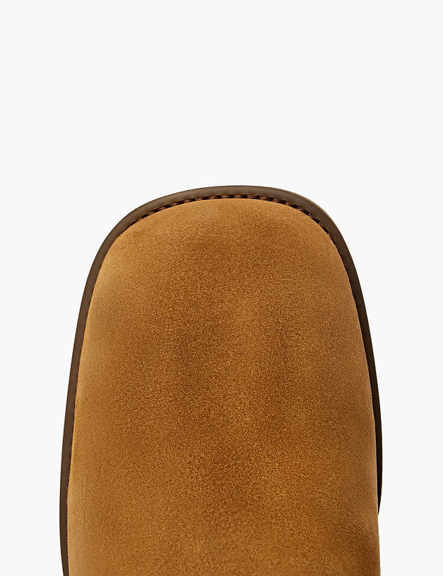 Коричневые женские зимние полусапоги MASCOTTE 175-5280532-3666M | ракурс 4