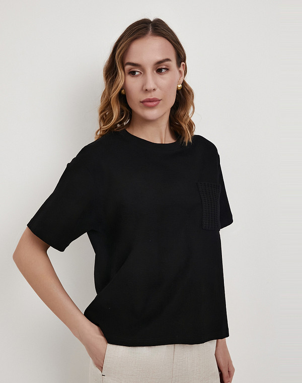 888-6119-2602 Футболка женская черн, Mascotte