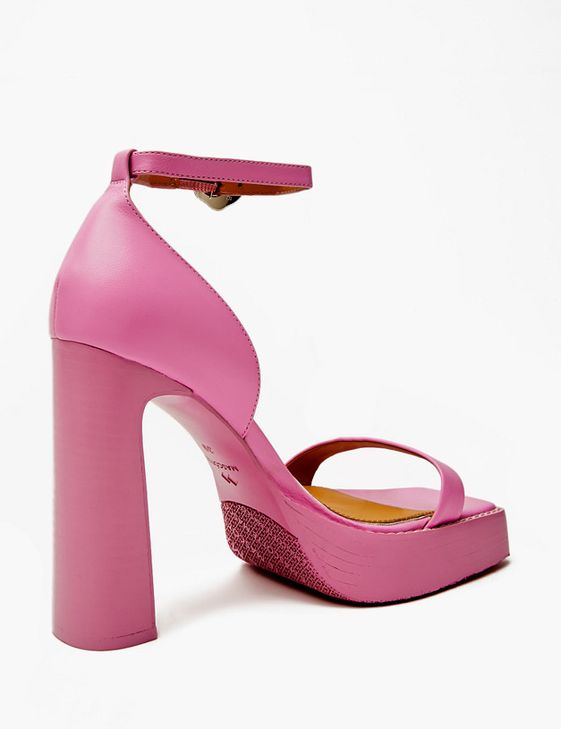 Розовые женские босоножки MASCOTTE 172-4122513-6542M | ракурс 3 Розовые женские босоножки MASCOTTE 172-4122513-6542M | ракурс 3