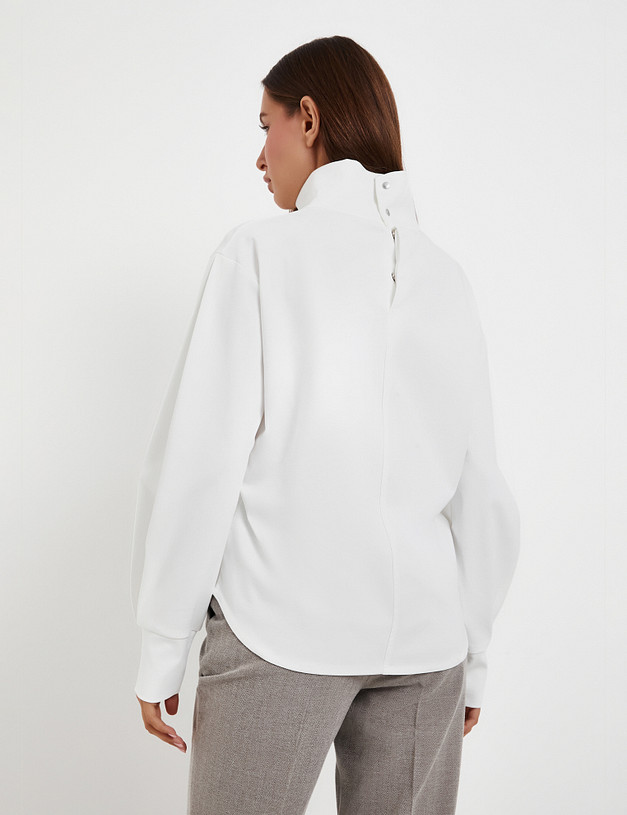 Белая женская водолазка MASCOTTE 976-5203-2601 | ракурс 7