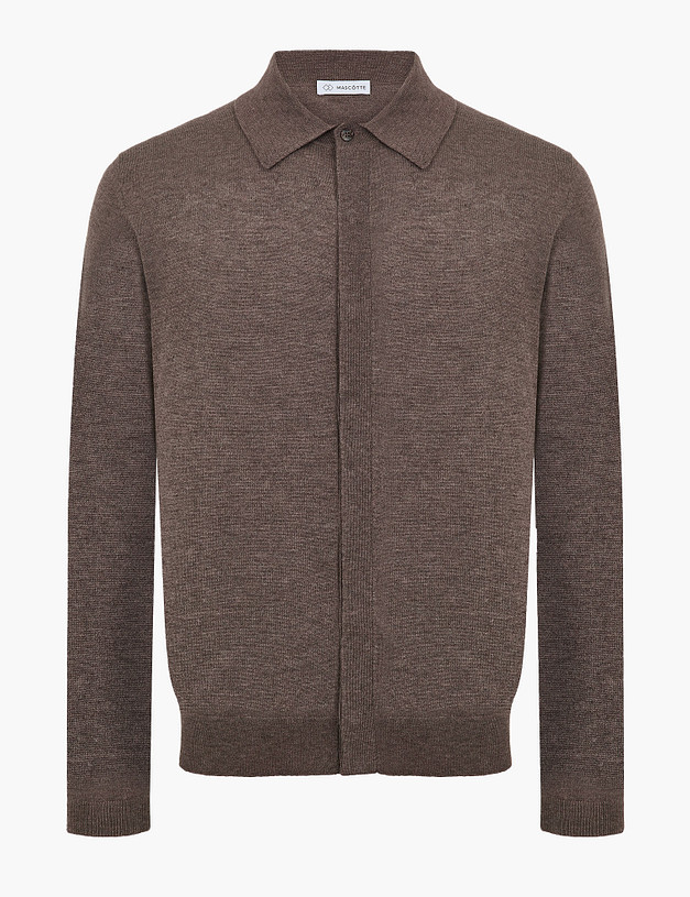 Мужской кардиган цвета капучино MASCOTTE 852-6117-2409 | ракурс 7