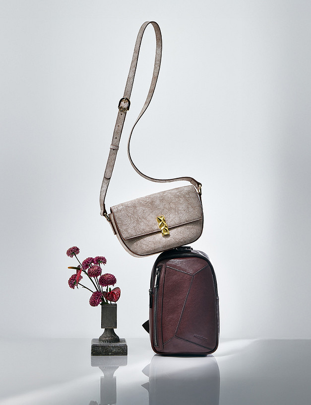 Коричневая мужская сумка MASCOTTE 604-5121-109 | ракурс 2