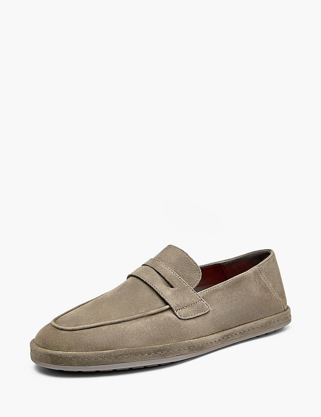 Оливковые мужские полуботинки MASCOTTE 175-613711-5608M | ракурс 2