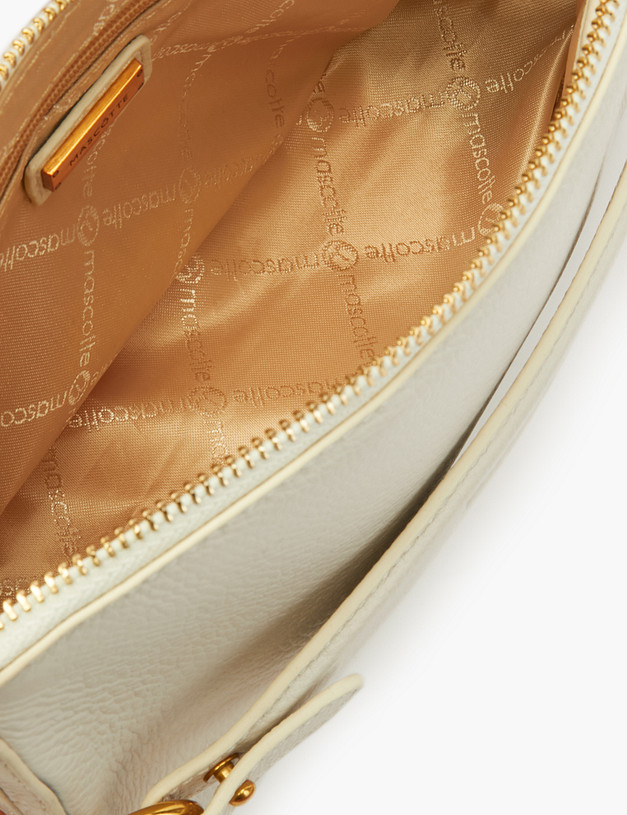 Белая женская сумка MASCOTTE 660-2127-101 | ракурс 4 Белая женская сумка MASCOTTE 660-2127-101 | ракурс 4