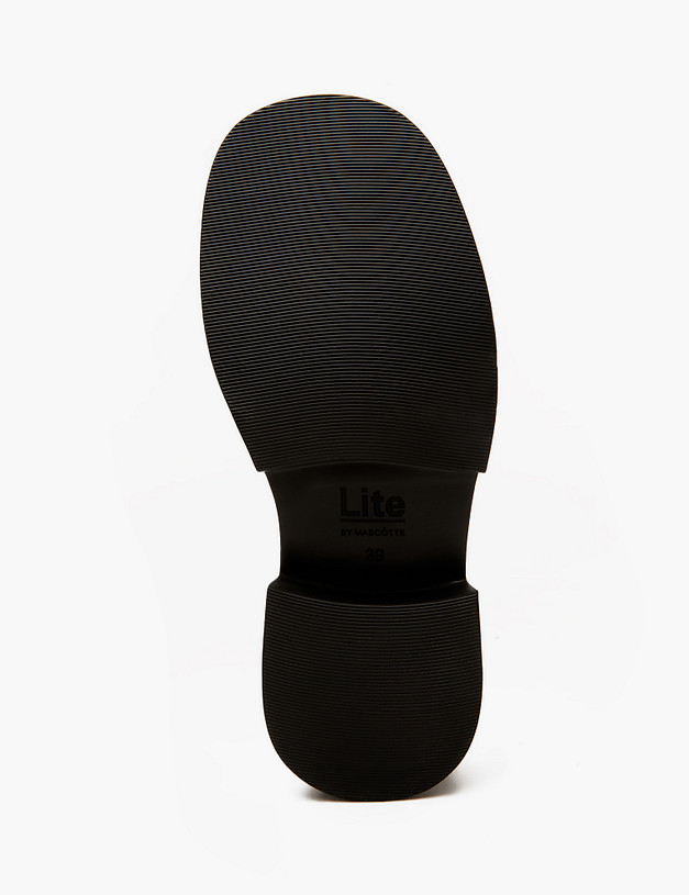 Черные женские лоферы из кожи MASCOTTE 58-412011-0102 | ракурс 5