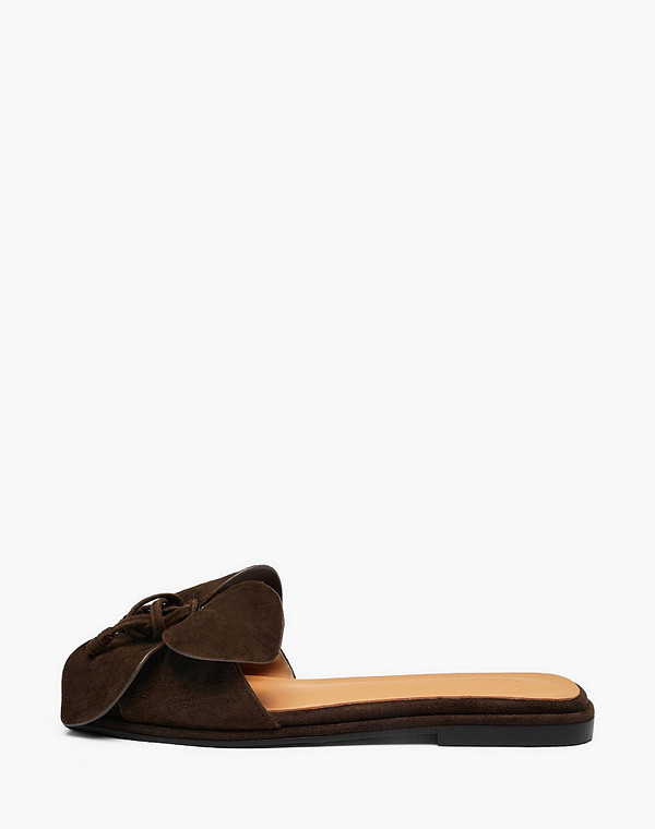 94-5164714-4680M Туфли летние женские велюр/нат.кожа корич, Mascotte