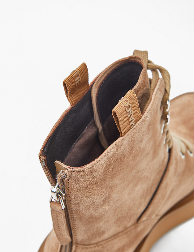 Бежевые женские ботинки MASCOTTE 172-3201221-3671M | ракурс 6 Бежевые женские ботинки MASCOTTE 172-3201221-3671M | ракурс 6