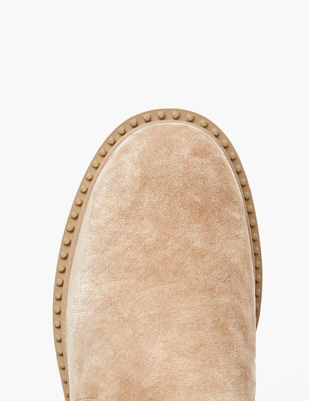 Бежевые женские зимние ботинки MASCOTTE 233-3201736-3671M | ракурс 4