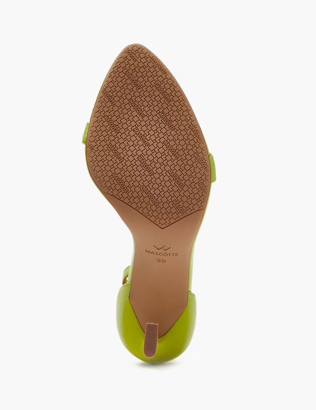 Зеленые женские босоножки MASCOTTE 175-4123011-6547M | ракурс 5