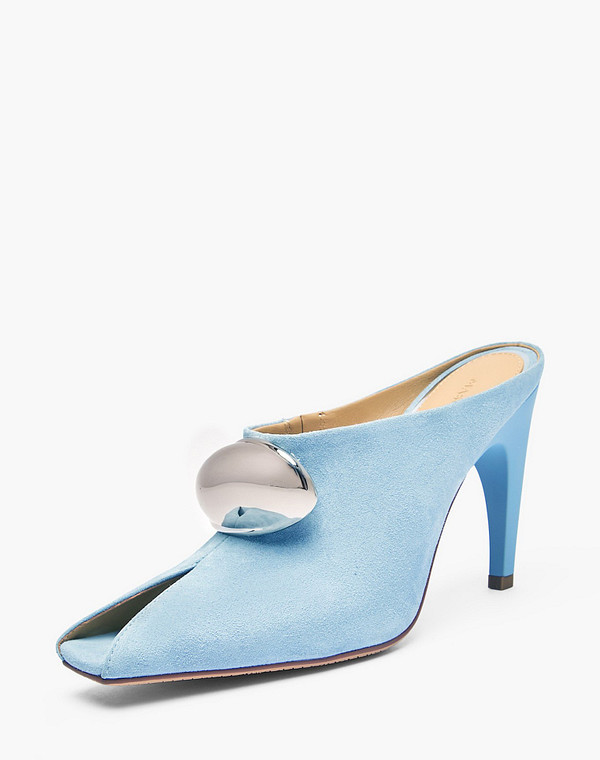 175-5163011-5613M Туфли летние женские велюр/нат.кожа голуб, Mascotte