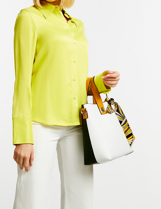 Белая женская сумка MASCOTTE 670-0105-601 | ракурс 1 Белая женская сумка MASCOTTE 670-0105-601 | ракурс 1