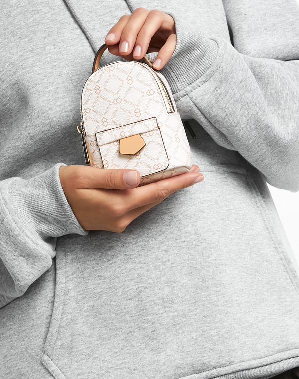 602-2213-601 Сумка женская и.кожа/текстиль бел-беж, S, Mascotte