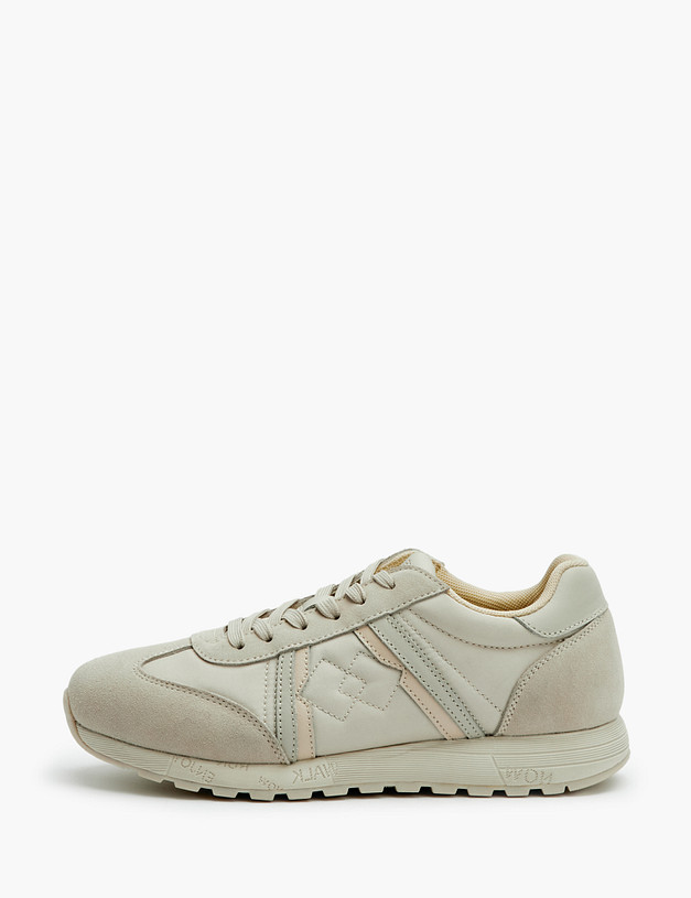 Бежевые женские кроссовки MASCOTTE 189-21250210-0208 | ракурс 1