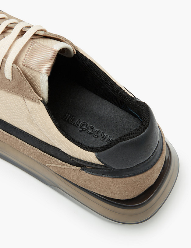 Бежевые мужские кроссовки MASCOTTE 128-311011-0208 | ракурс 7