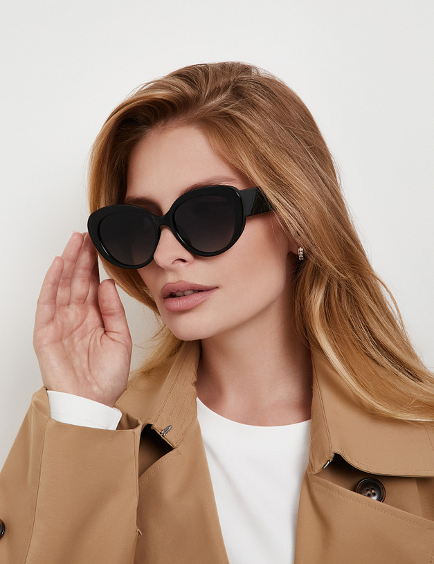 Черные женские очки MASCOTTE 793-5208-7702 | ракурс 1