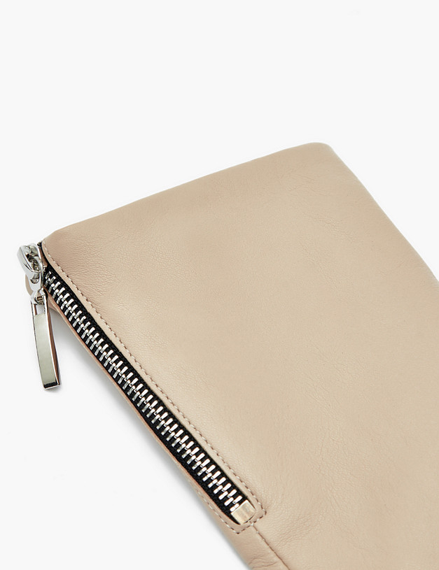 Бежевые женские перчатки MASCOTTE 717-1202-108 | ракурс 4