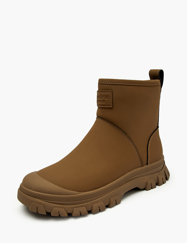 Коричневые детские ботинки MASCOTTE 234-423322-0609 | ракурс 3