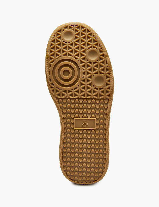 Бежевые женские кеды на меху MASCOTTE 234-525641-0208 | ракурс 5