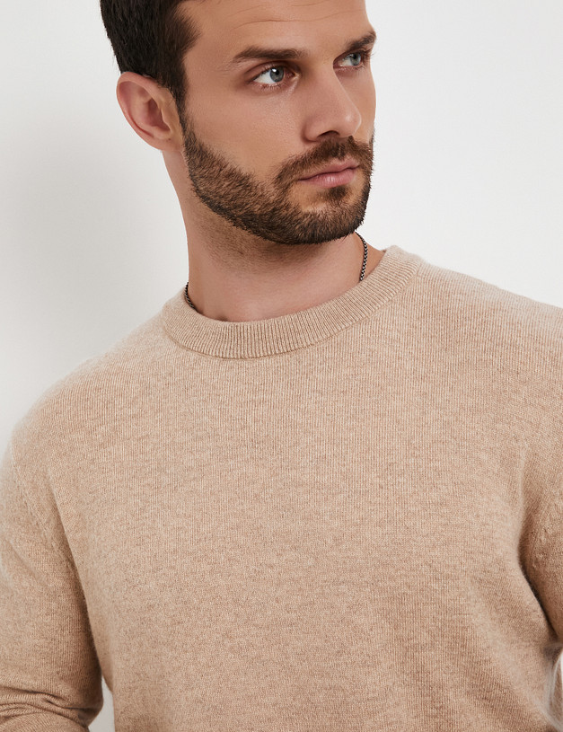 Бежевый мужской джемпер MASCOTTE 971-5204-508 | ракурс 5