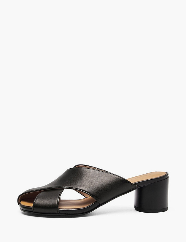 Черные женские мюли MASCOTTE 94-614612-3501M | ракурс 1