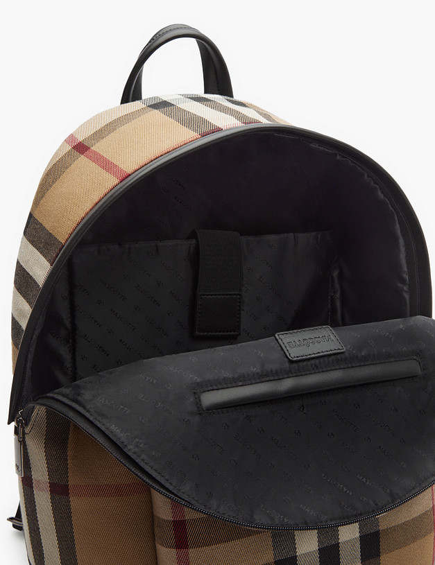 Бежевый мужской рюкзак MASCOTTE 604-3101-208 | ракурс 4