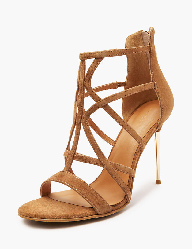 Коричневые женские босоножки MASCOTTE 100-516911-0609 | ракурс 5