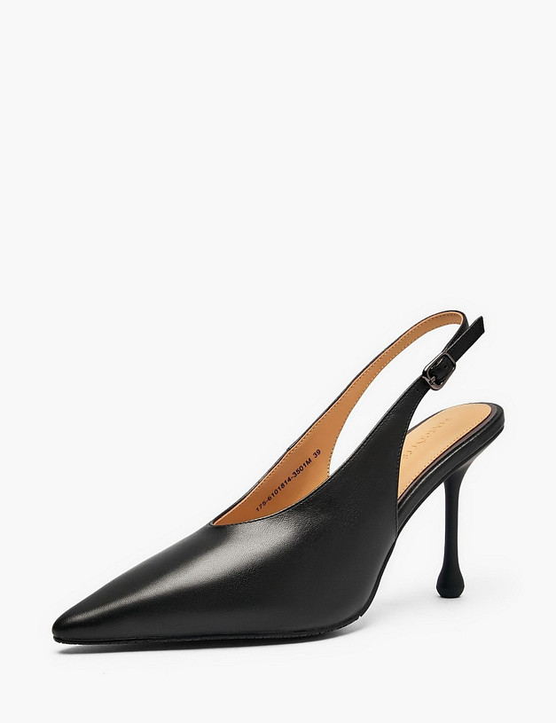 Черные женские туфли MASCOTTE 175-6101814-3501M | ракурс 2