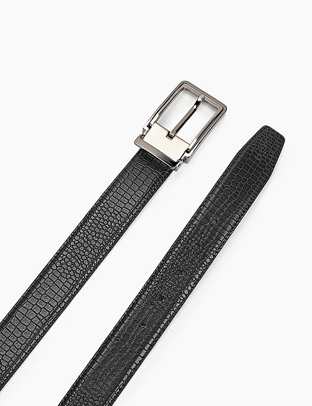 Черный мужской ремень MASCOTTE 727-0113-102 | ракурс 2 Черный мужской ремень MASCOTTE 727-0113-102 | ракурс 2