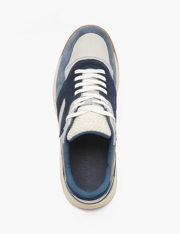 Синие мужские кроссовки MASCOTTE 175-5130521-2261M | ракурс 4 Синие мужские кроссовки MASCOTTE 175-5130521-2261M | ракурс 4