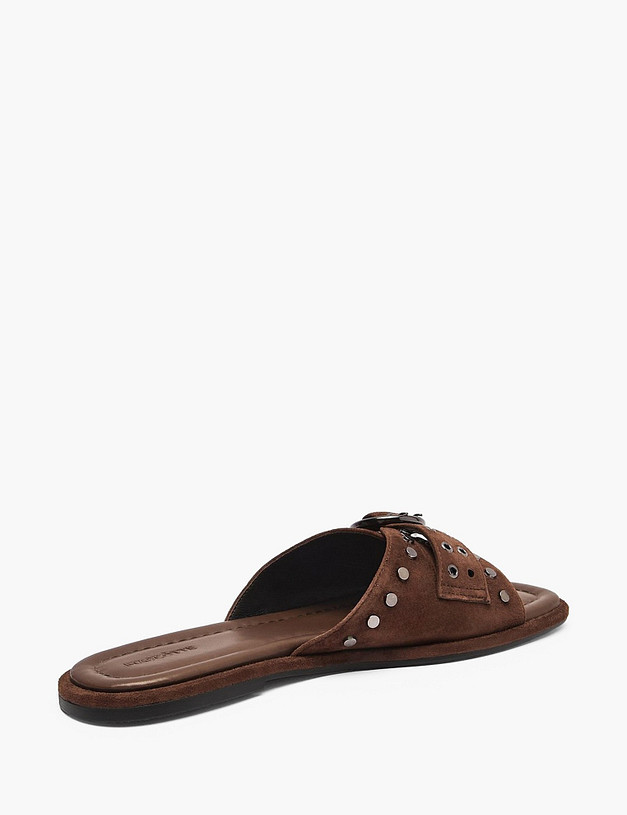 Коричневые женские сабо MASCOTTE 233-611512-4690M | ракурс 5