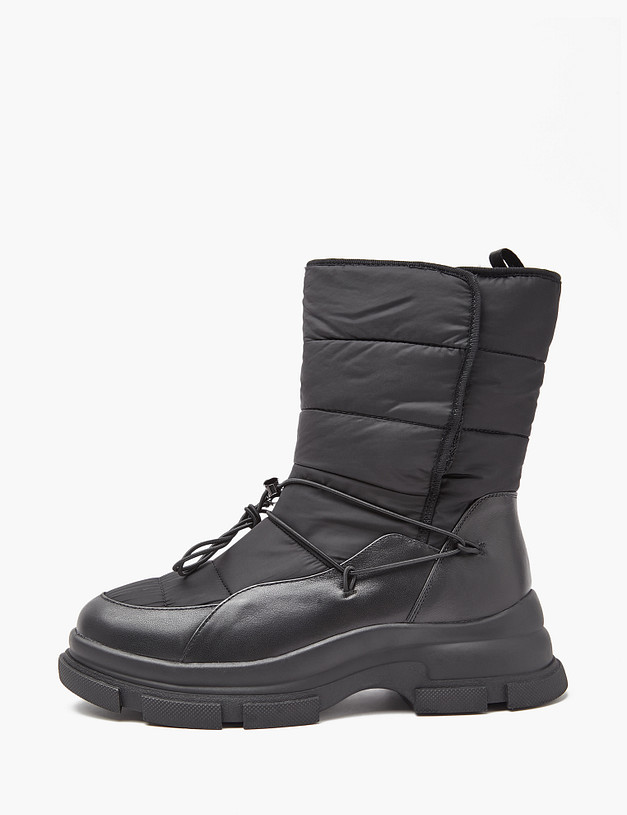 Черные женские зимние ботинки MASCOTTE 233-3201937-0202 | ракурс 1