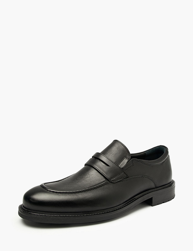 Черные мужские лоферы MASCOTTE 128-511311-0102 | ракурс 3