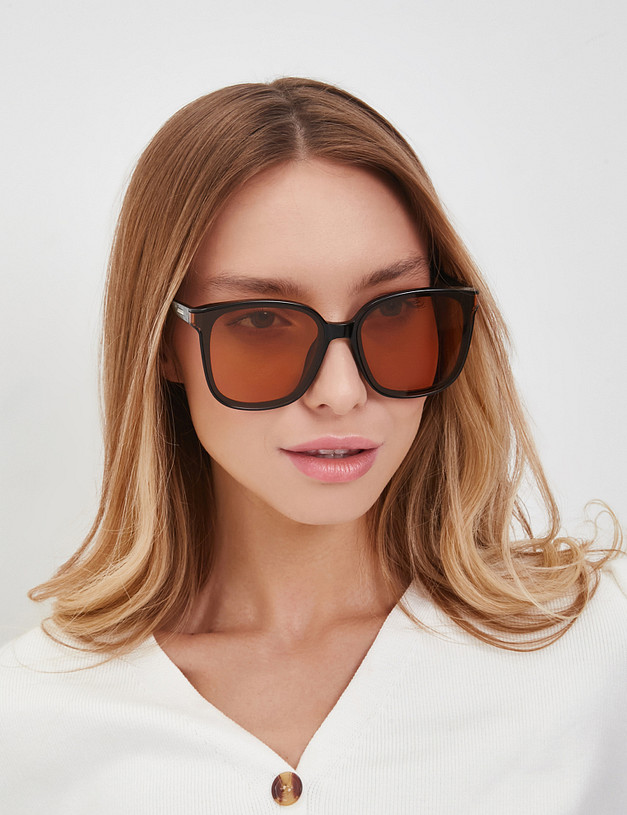 Коричневые женские очки MASCOTTE 793-5123-7709 | ракурс 1