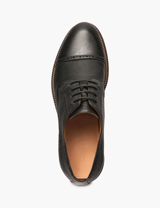 Черные мужские дерби MASCOTTE 58-512616-0102 | ракурс 5