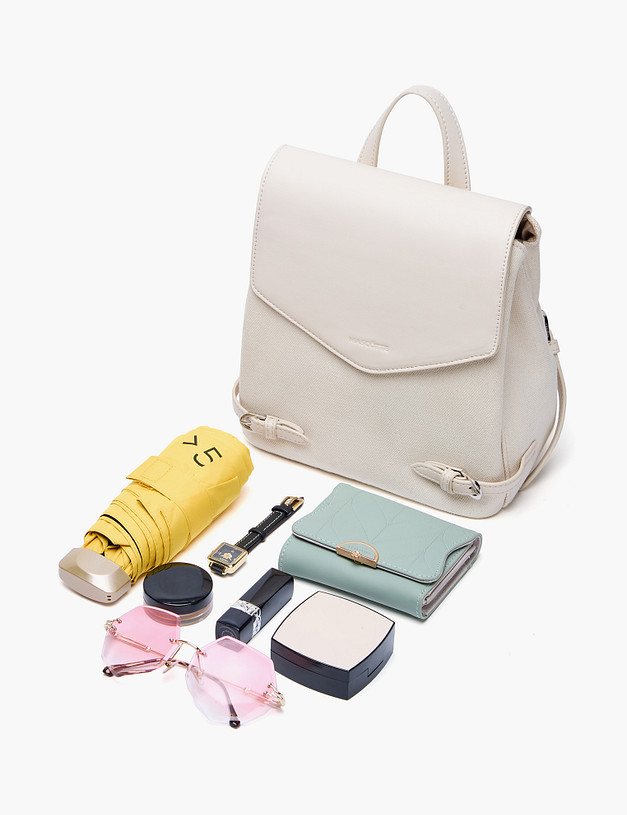 Молочный женский рюкзак MASCOTTE 610-5105-6001 | ракурс 5