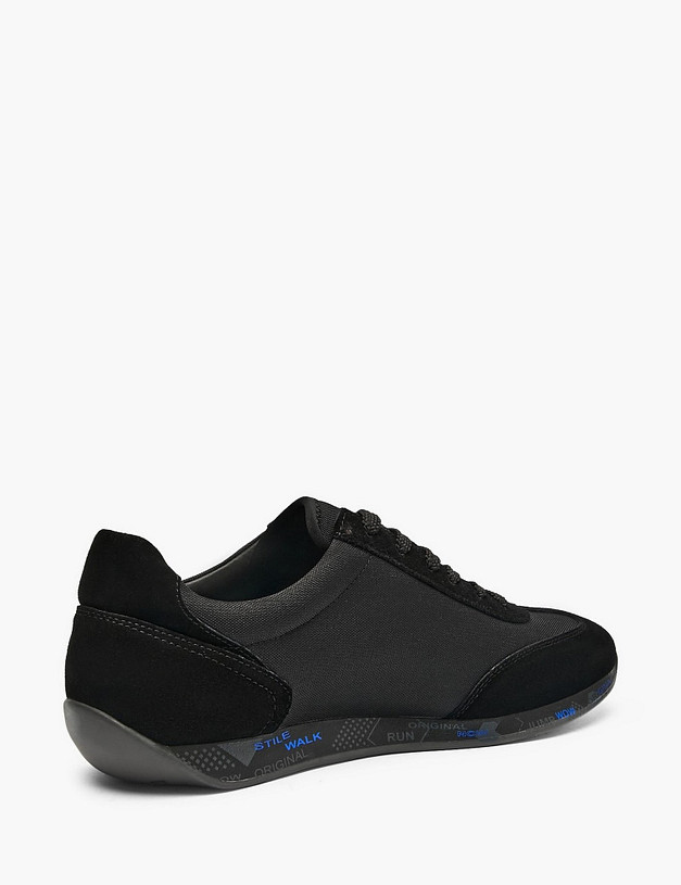 Черные мужские полуботинки MASCOTTE 58-6131514-0202 | ракурс 3