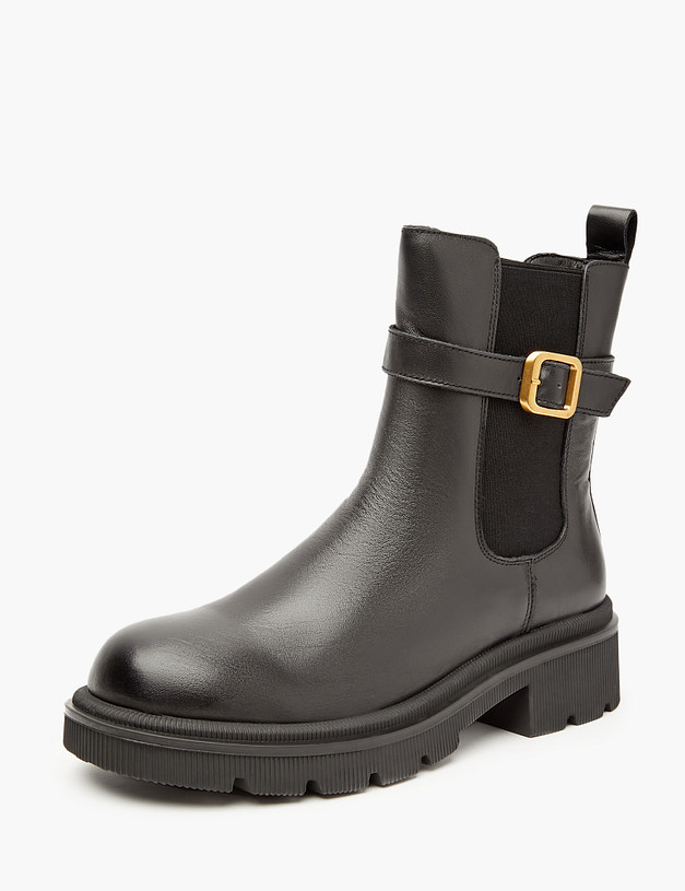 Черные женские челси MASCOTTE 58-321421-7100M | ракурс 3 Черные женские челси MASCOTTE 58-321421-7100M | ракурс 3