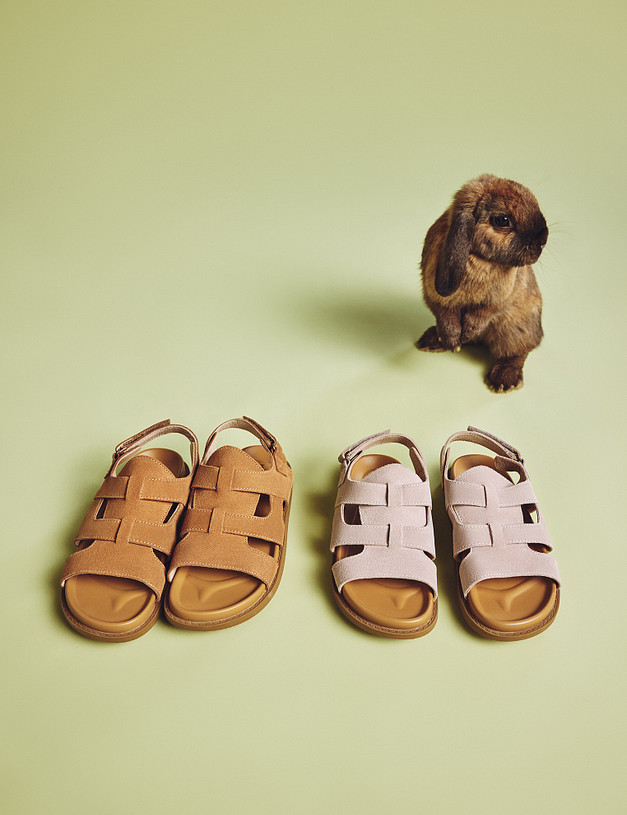 Розовые детские сандалии MASCOTTE 98-512811-0206 | ракурс 1