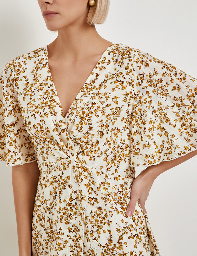 Женское платье с цветочным принтом MASCOTTE 973-5108-2412 | ракурс 3