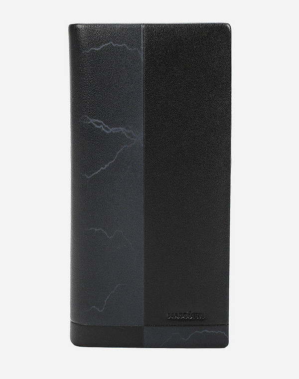 642-9224-102 Портмоне муж. нат.кожа/текстиль черн, Mascotte