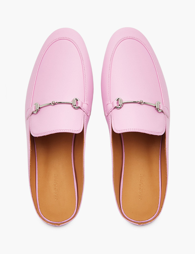 Розовые женские мюли из натуральной кожи MASCOTTE 172-4122111-6542M | ракурс 5
