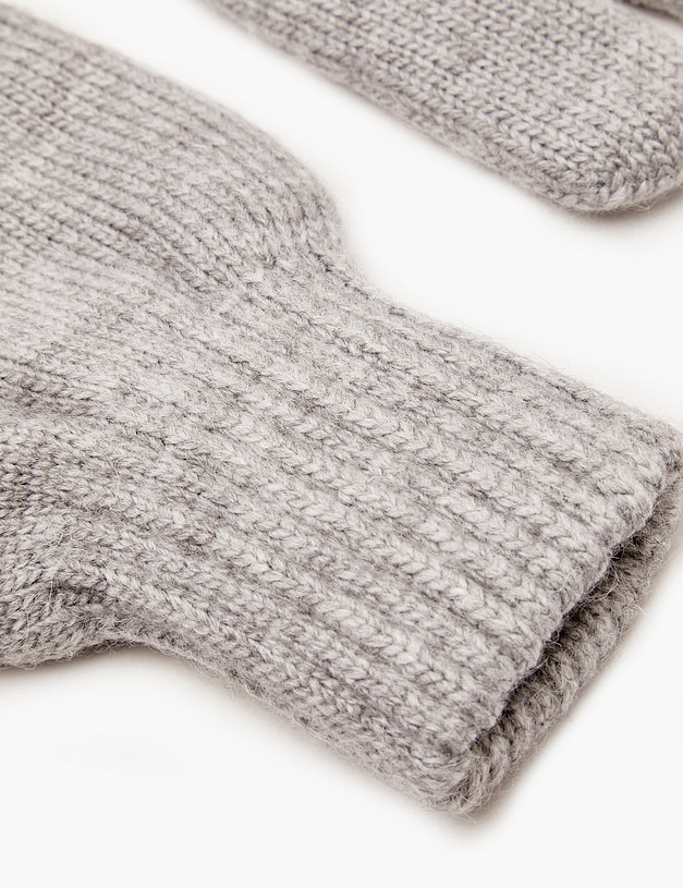 Серые женские варежки MASCOTTE 781-3201-7510 | ракурс 4