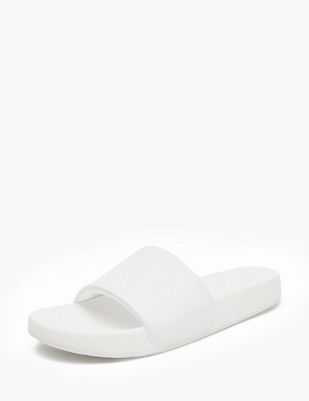 Белые женские сабо MASCOTTE 128-517021-0601 | ракурс 2 Белые женские сабо MASCOTTE 128-517021-0601 | ракурс 2