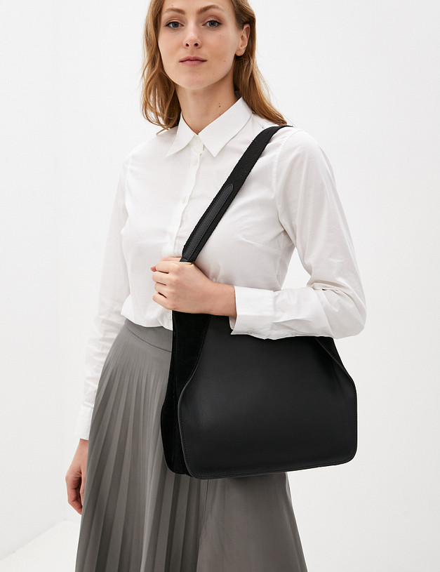 Черная женская сумка MASCOTTE 660-1207-602 | ракурс 1