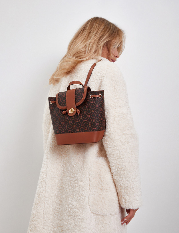 Коричневый женский рюкзак MASCOTTE 604-4246-609 | ракурс 1