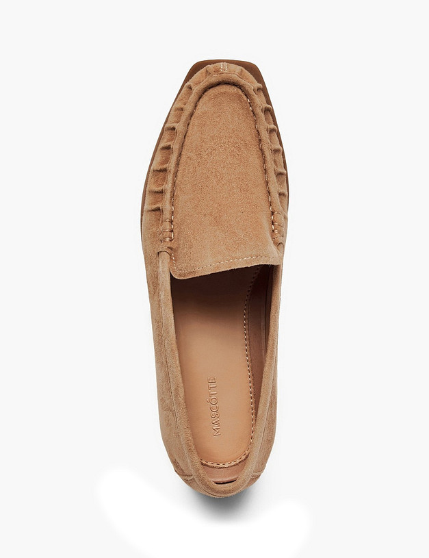 Рыжие женские лоферы MASCOTTE 22-6100412-4697M | ракурс 4