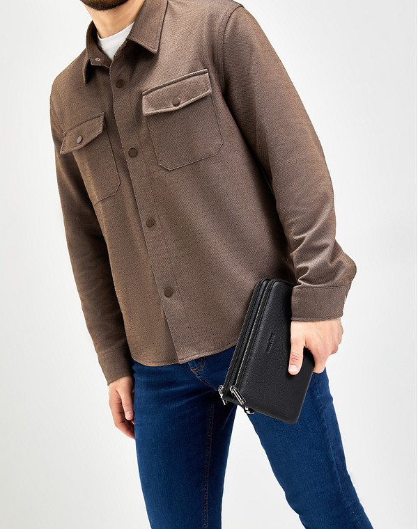 Черная мужская барсетка 5990₽