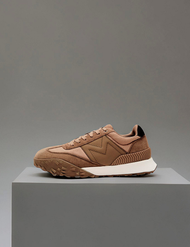 Мужские кроссовки песочного цвета MASCOTTE 189-321621-0204 | ракурс 2