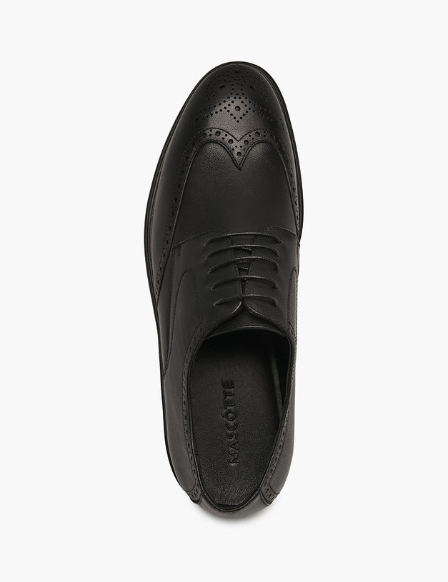 Черные мужские броги MASCOTTE 175-521511-0102 | ракурс 4