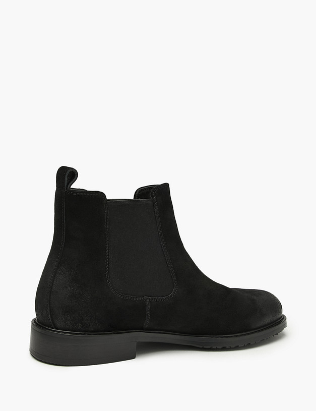 Черные мужские велюровые челси MASCOTTE 175-521921-0202 | ракурс 4